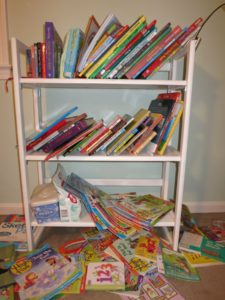 Compressed Reading Time: My Daughter's Bookshelf