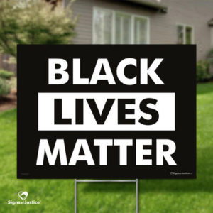 Virtue signal: Black Lives Matter